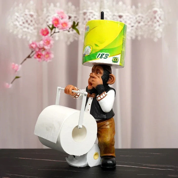 Monkey Toilet Paper Holder - Image 2