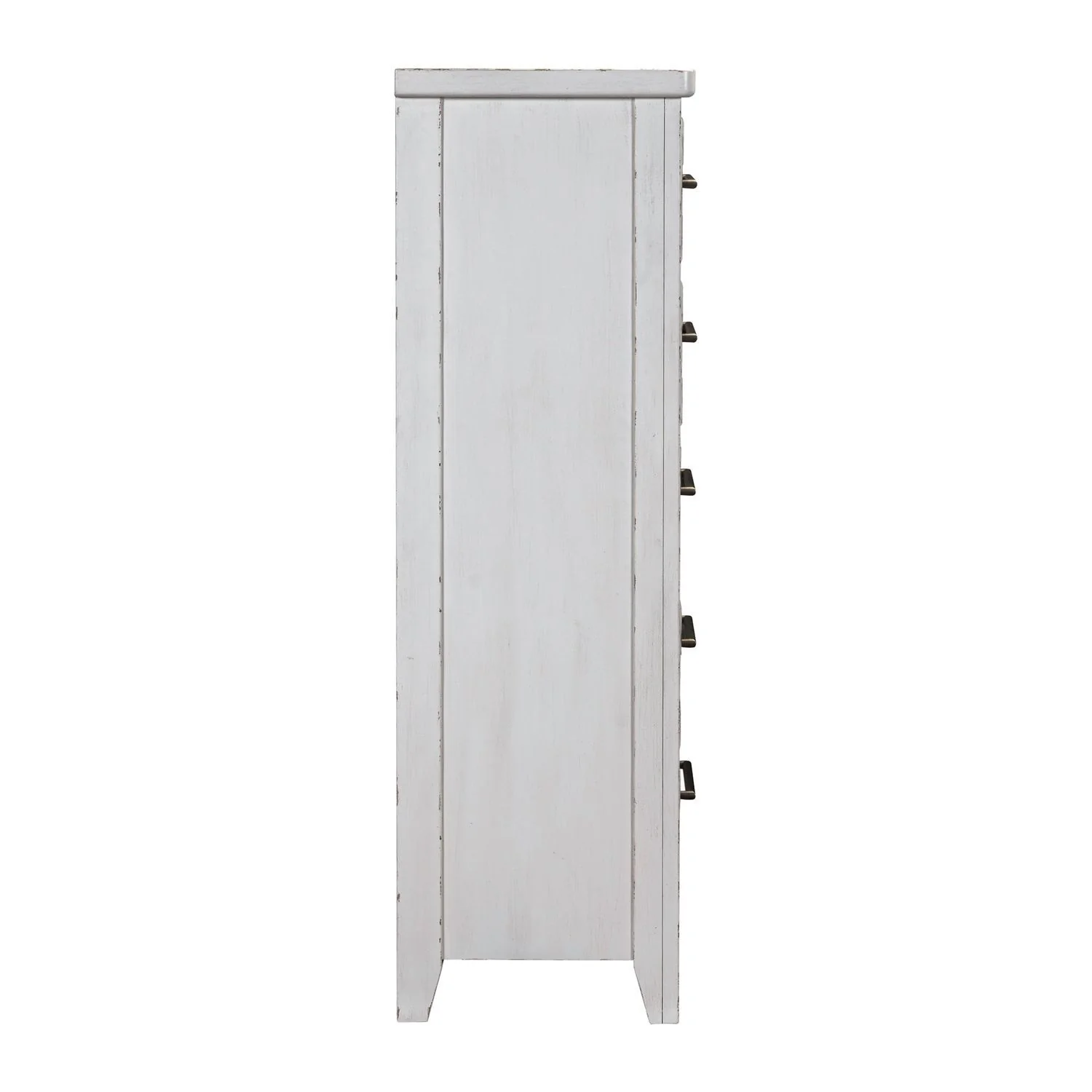Backroads - 5 Drawer Chest - Weathered White - Image 3