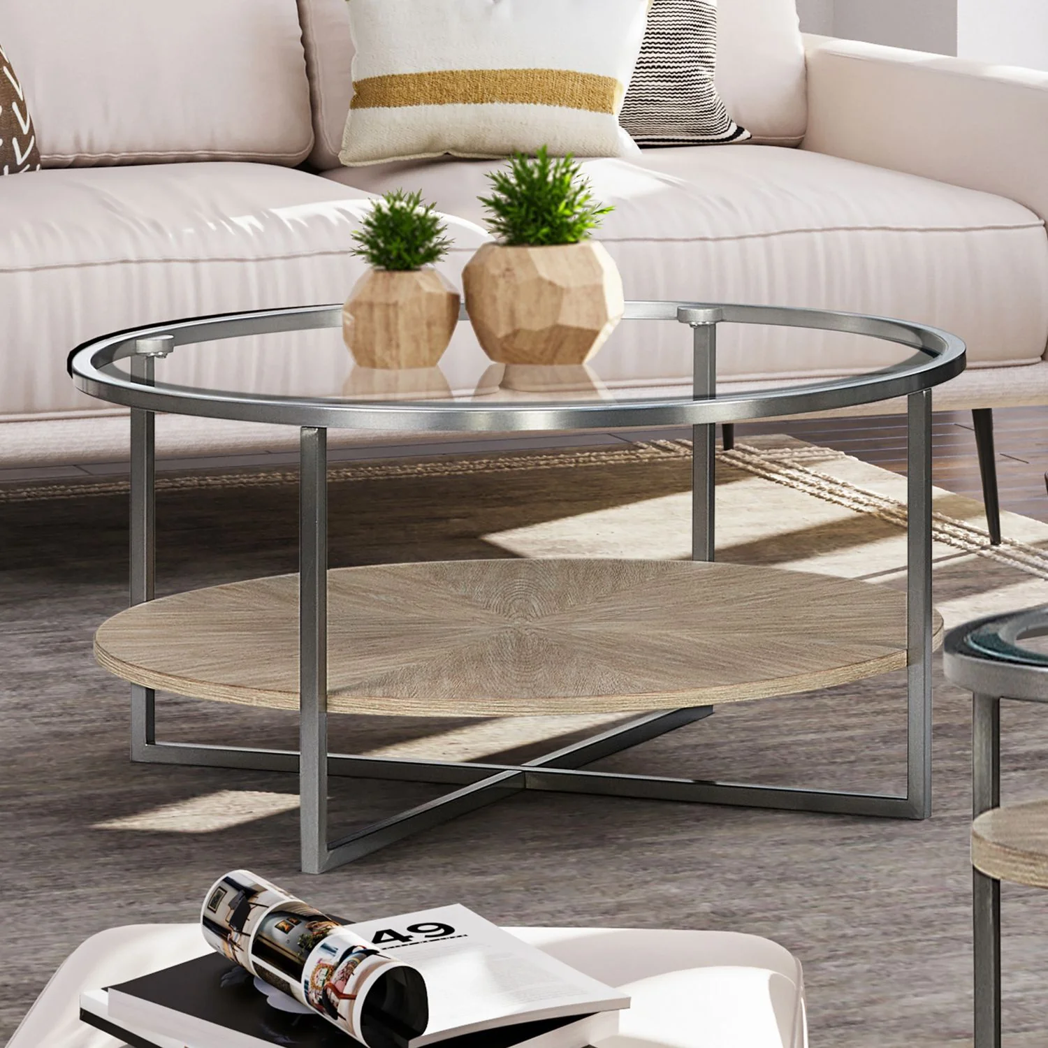 Paran Place – Round Cocktail Table – Natural