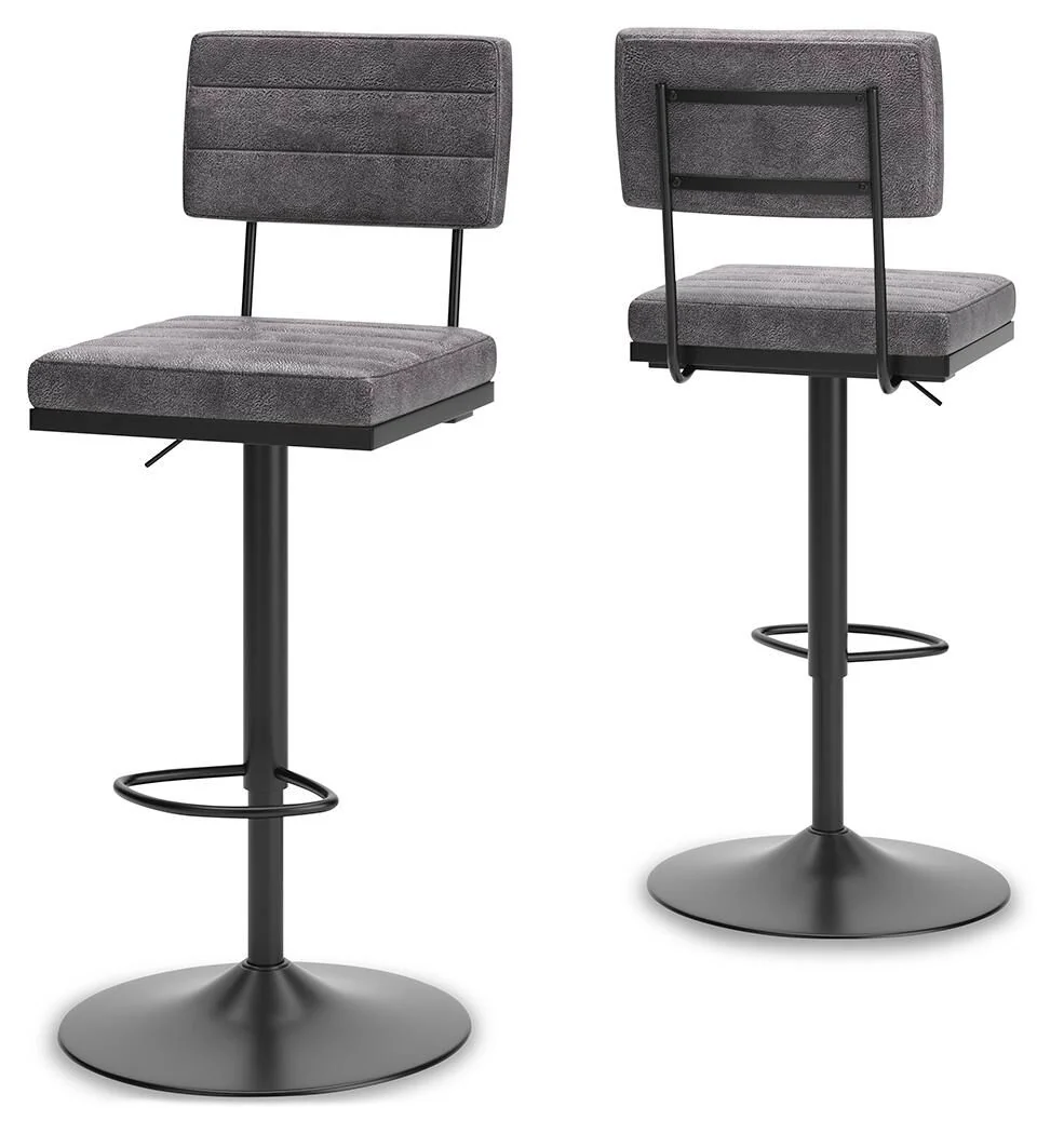 Strumford – Tall Swivel Barstool (Set of 2)