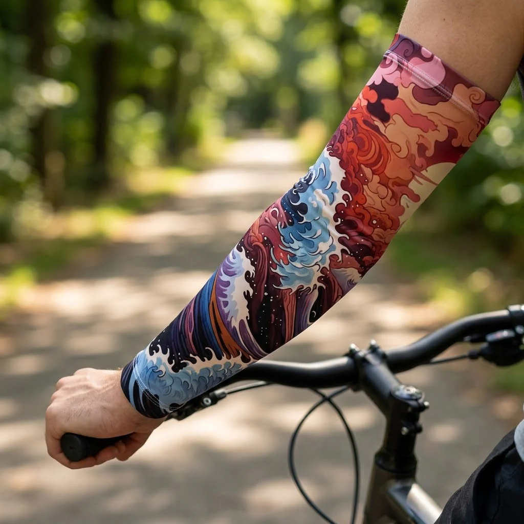 Wild Print Quick-Dry Cooling Arm Sleeves - Image 2