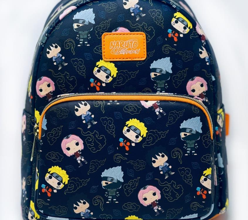 Funko Loungefly Naruto Shippuden Team 7 All-Over-Print Mini Backpack - Image 3