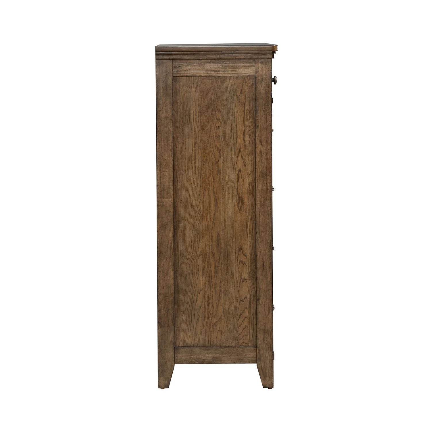 Carolina Park - 5 Drawer Chest - Amber Brown - Image 2