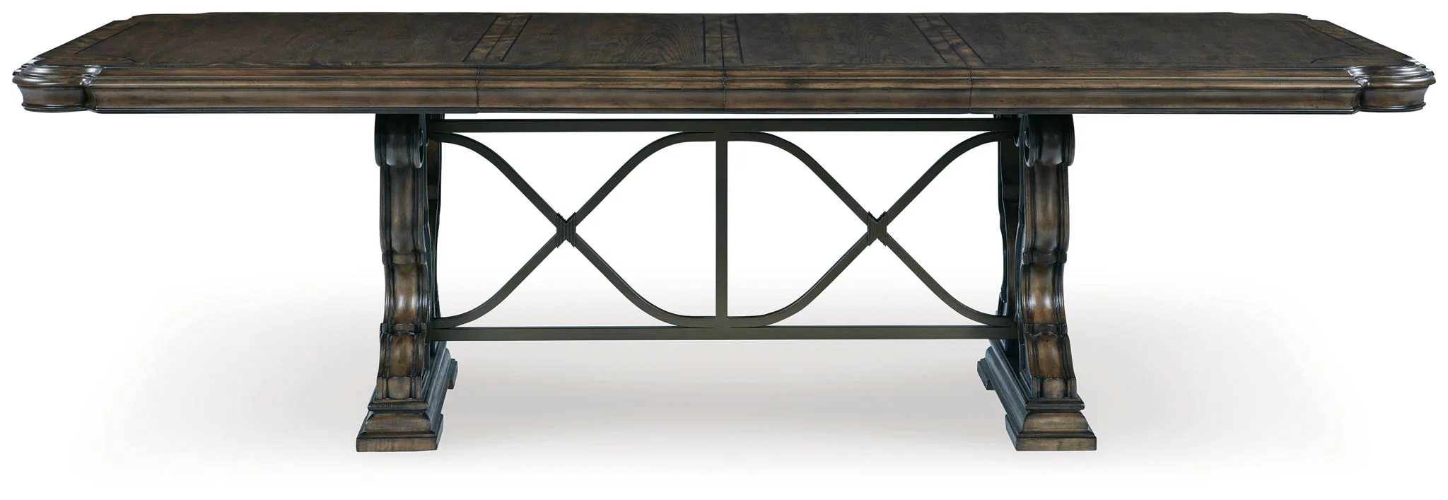 Maylee - Dining Extension Table - Dark Brown - Image 2