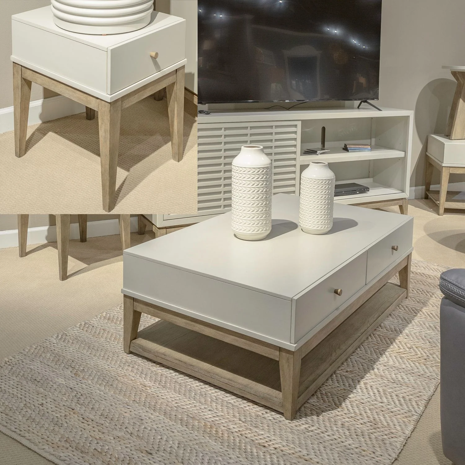 Berkley Square – 3 Piece Set – Linen & Khaki