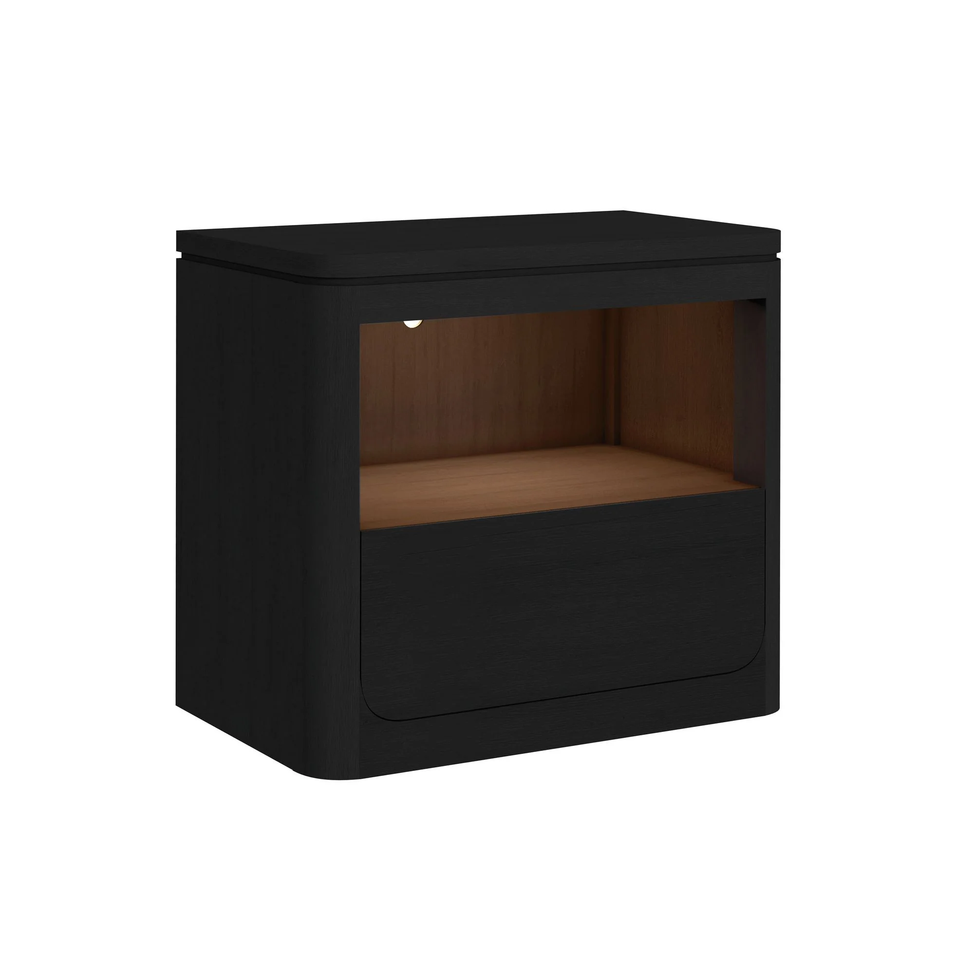 Rosalie - Nightstand With USB And LED - Image 2
