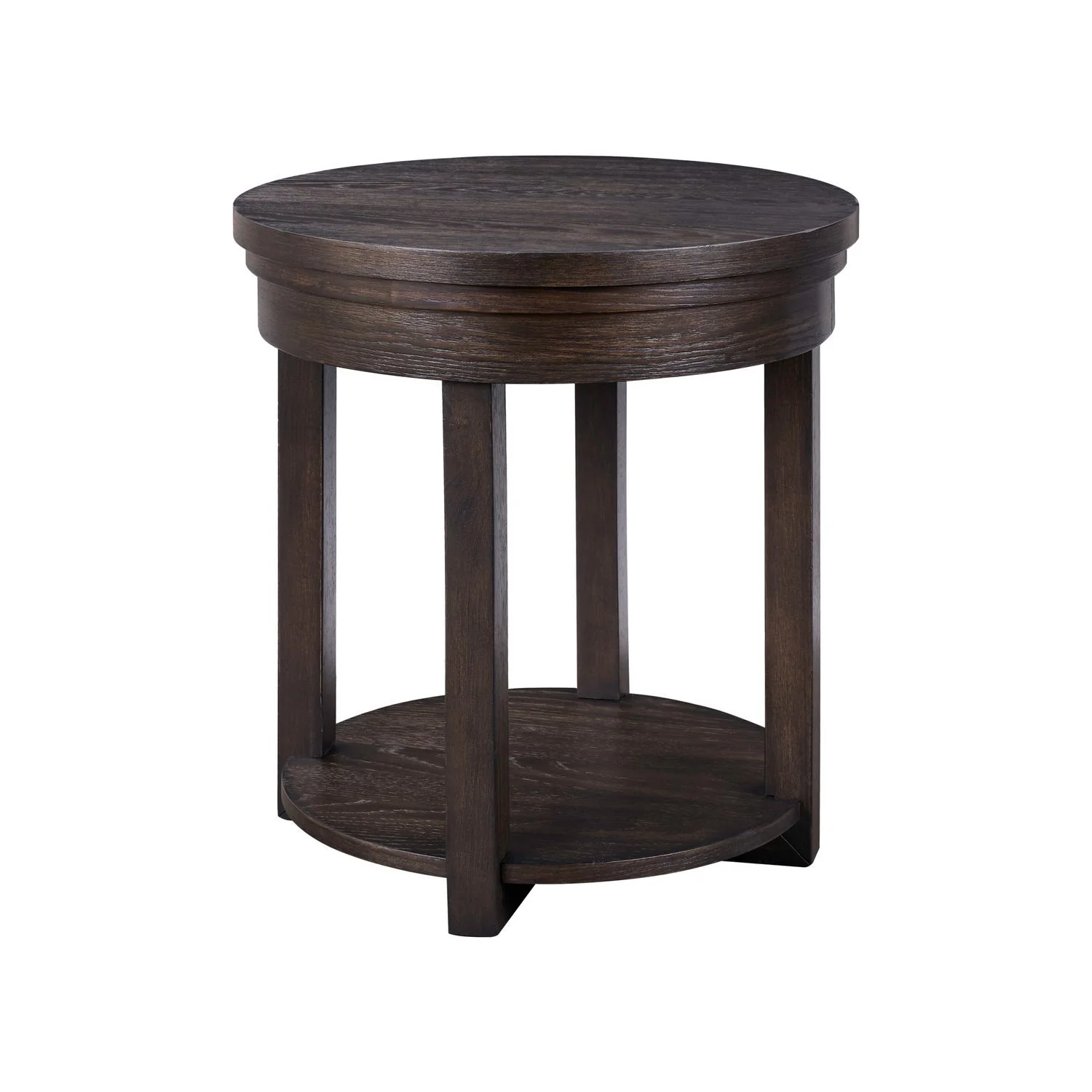 Weston - Round End Table - Peppercorn - Image 3