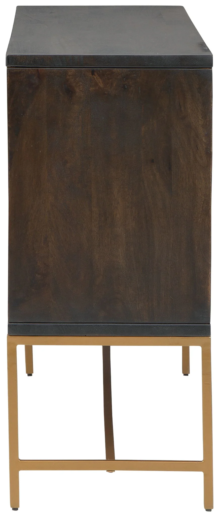 Elinmore - Accent Cabinet - Brown / Gold Finish - Image 3