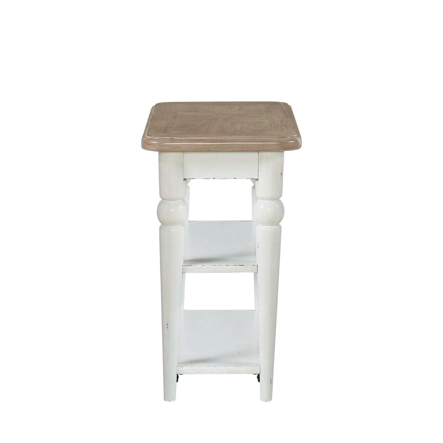 Turnberry Park - Chairside Table - Washed White - Image 3