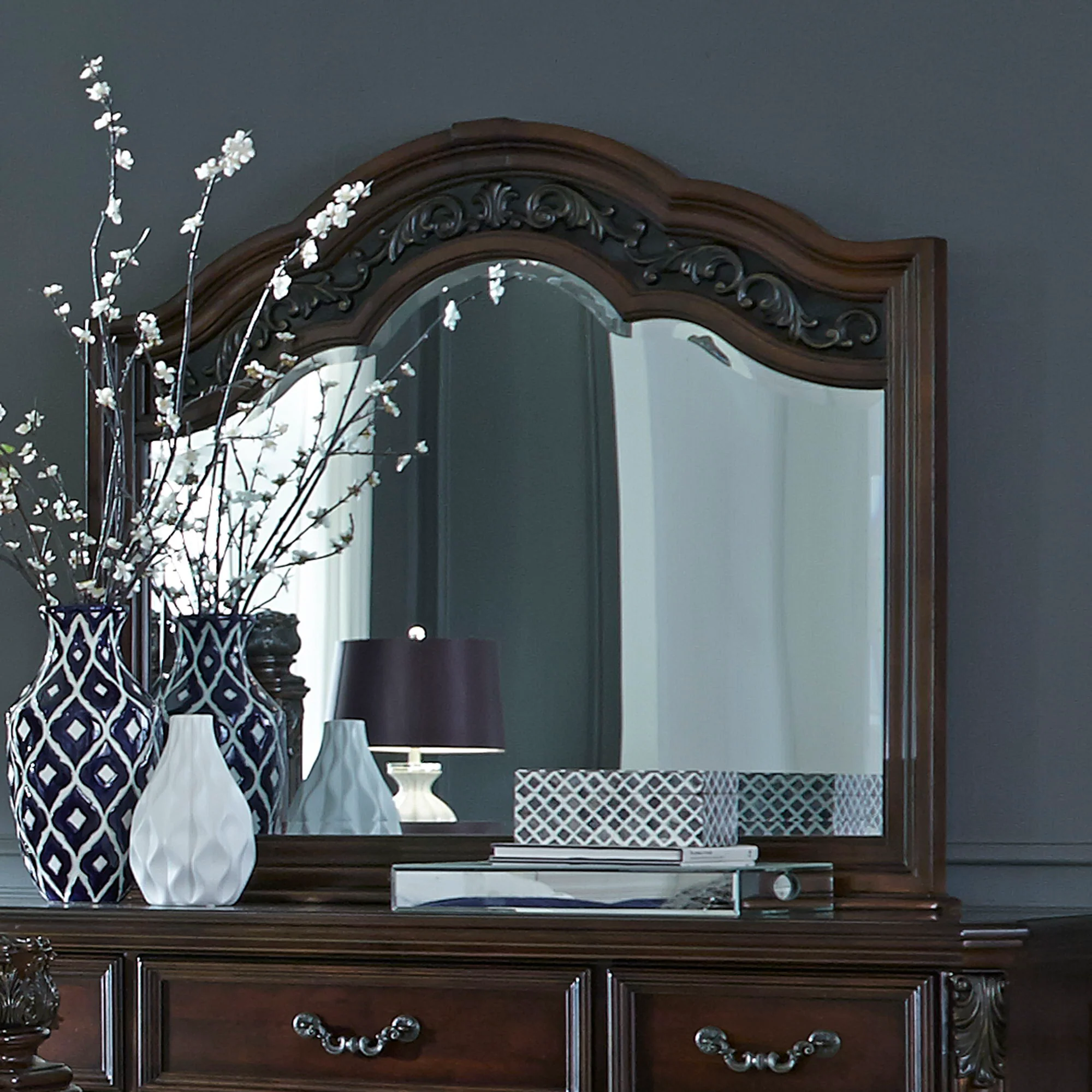 Messina Estates - Mirror - Dark Brown - Image 1
