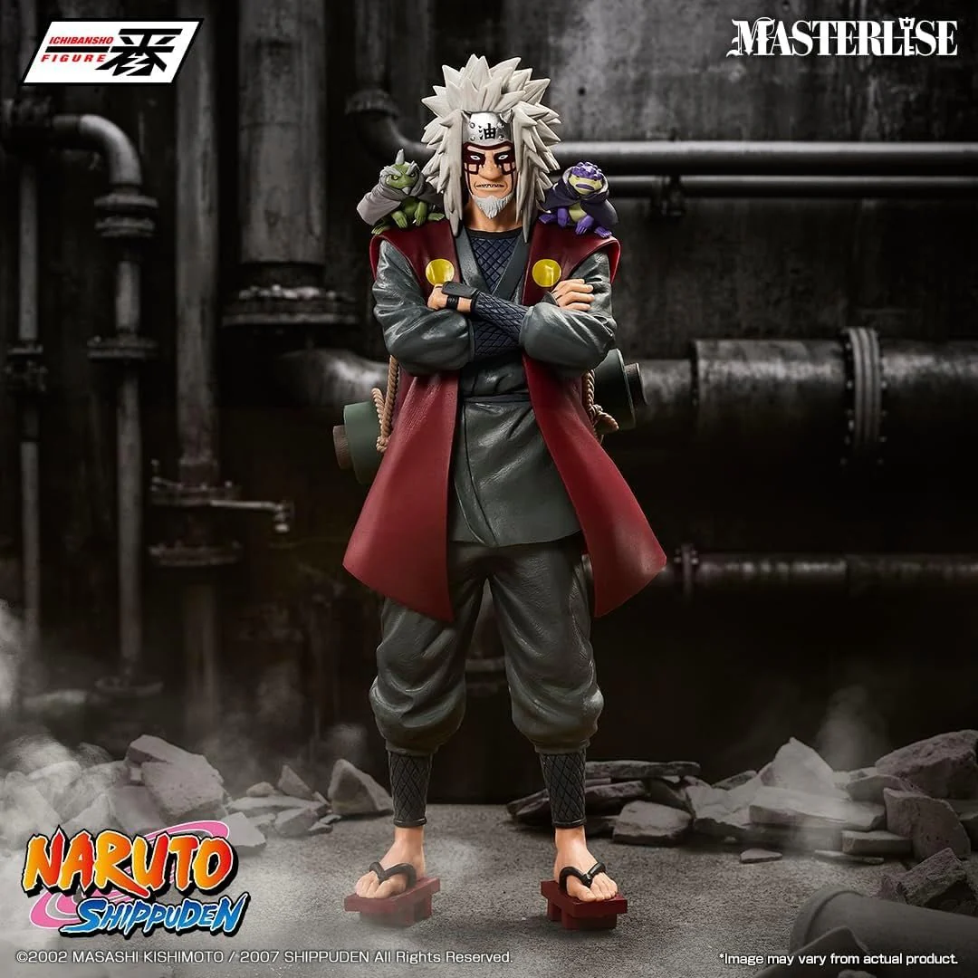Bandai Naruto Shippuden Jiraiya Sage Mode Masterlise Ichibansho Figure - Image 2