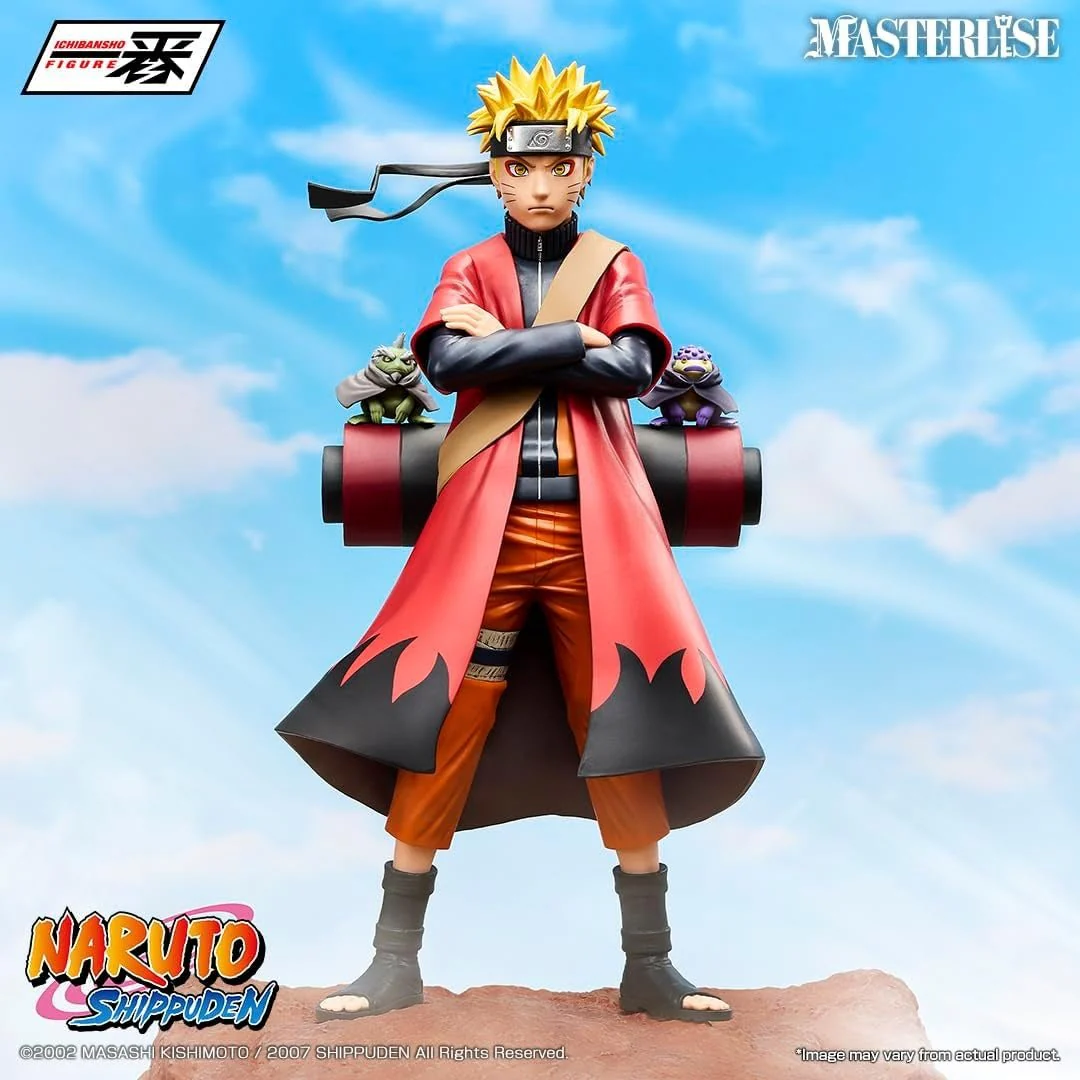 Bandai Naruto Shippuden Naruto Uzumaki Sage Mode Masterlise Ichibansho Figure - Image 2
