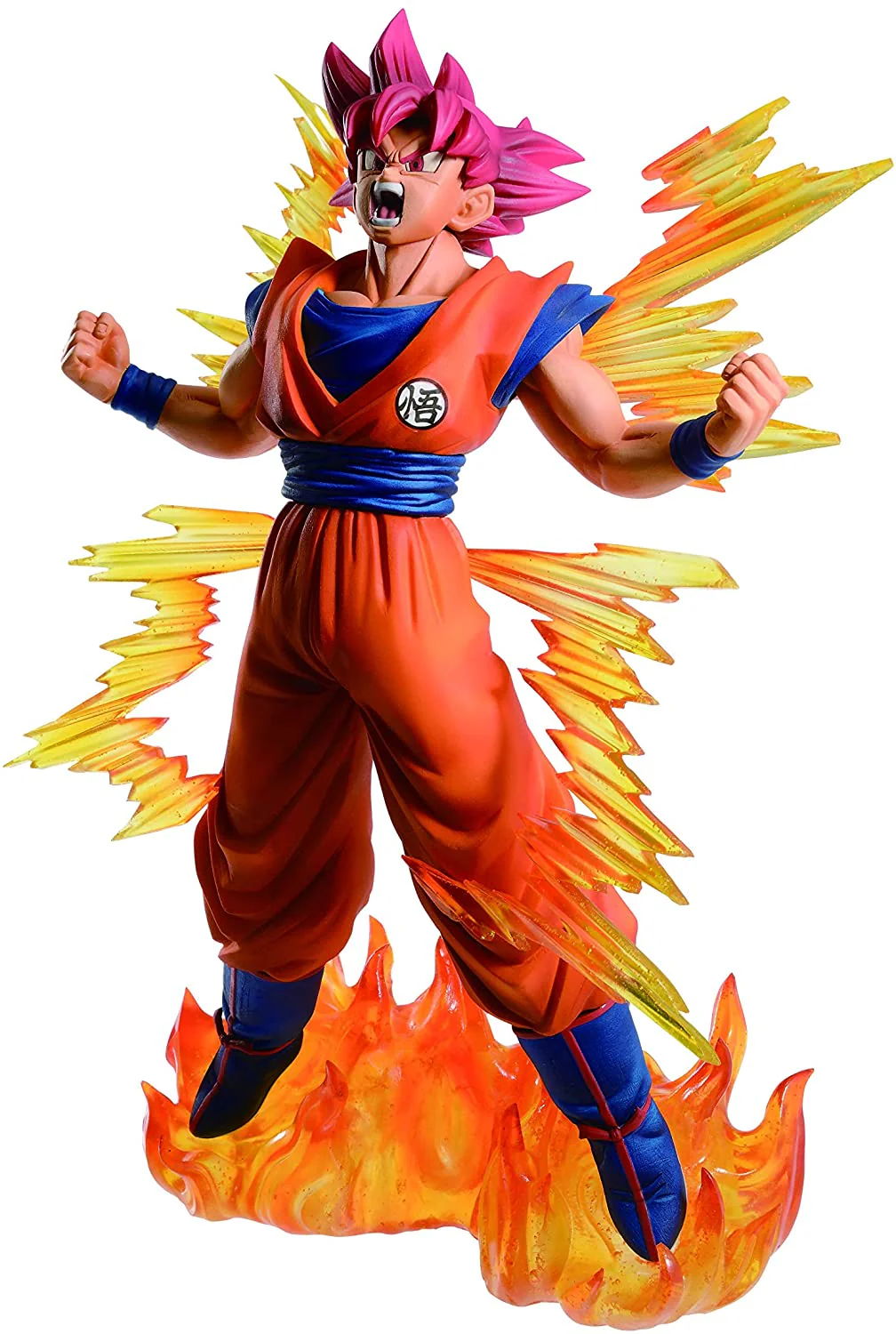 Bandai Spirits Ichibansho Super Sayan God Goku Dragon Ball Super Figure - Image 1