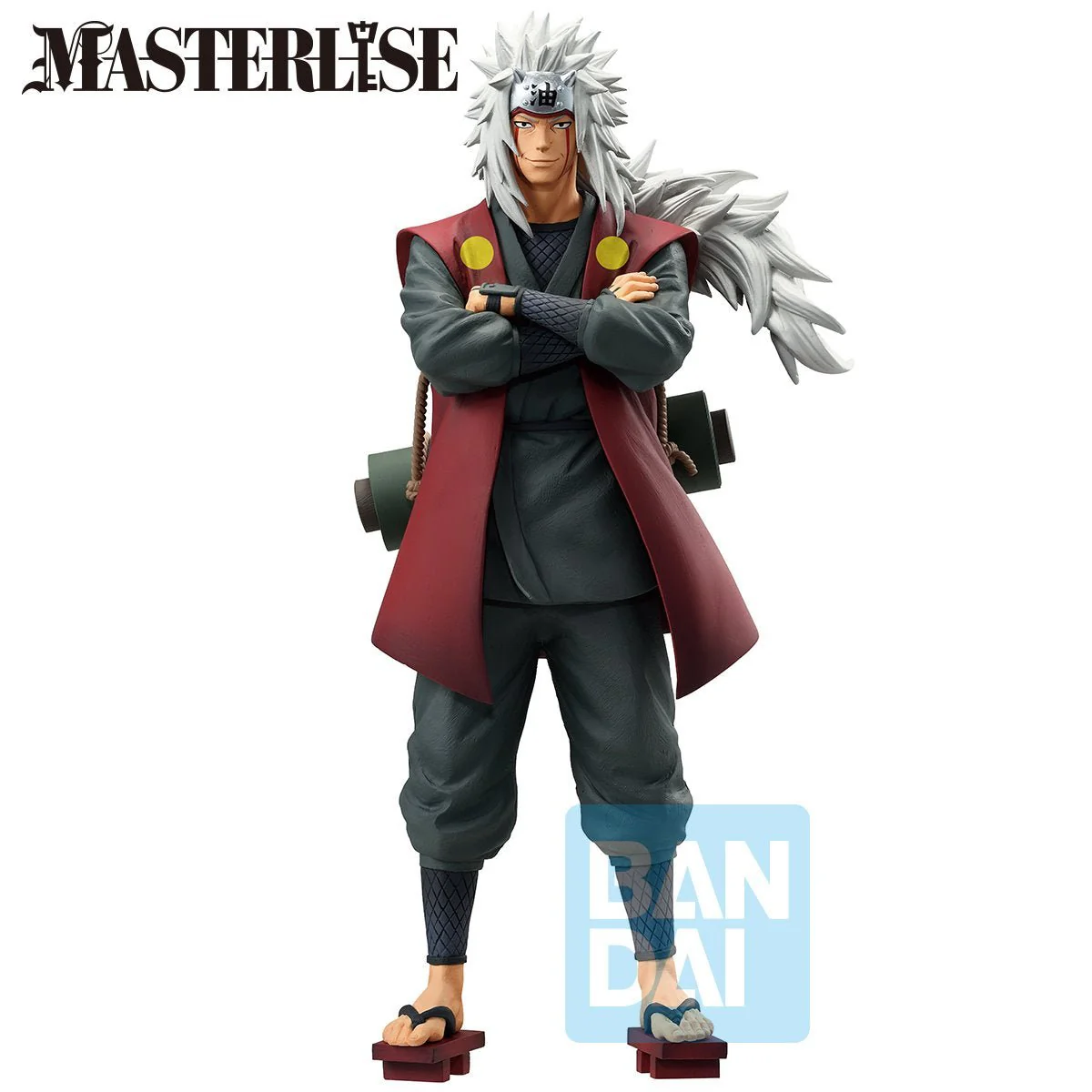 Bandai Spirits Naruto: Shippuden Jiraiya Legendary Sannin Masterlise Ichibansho Figure - Image 3