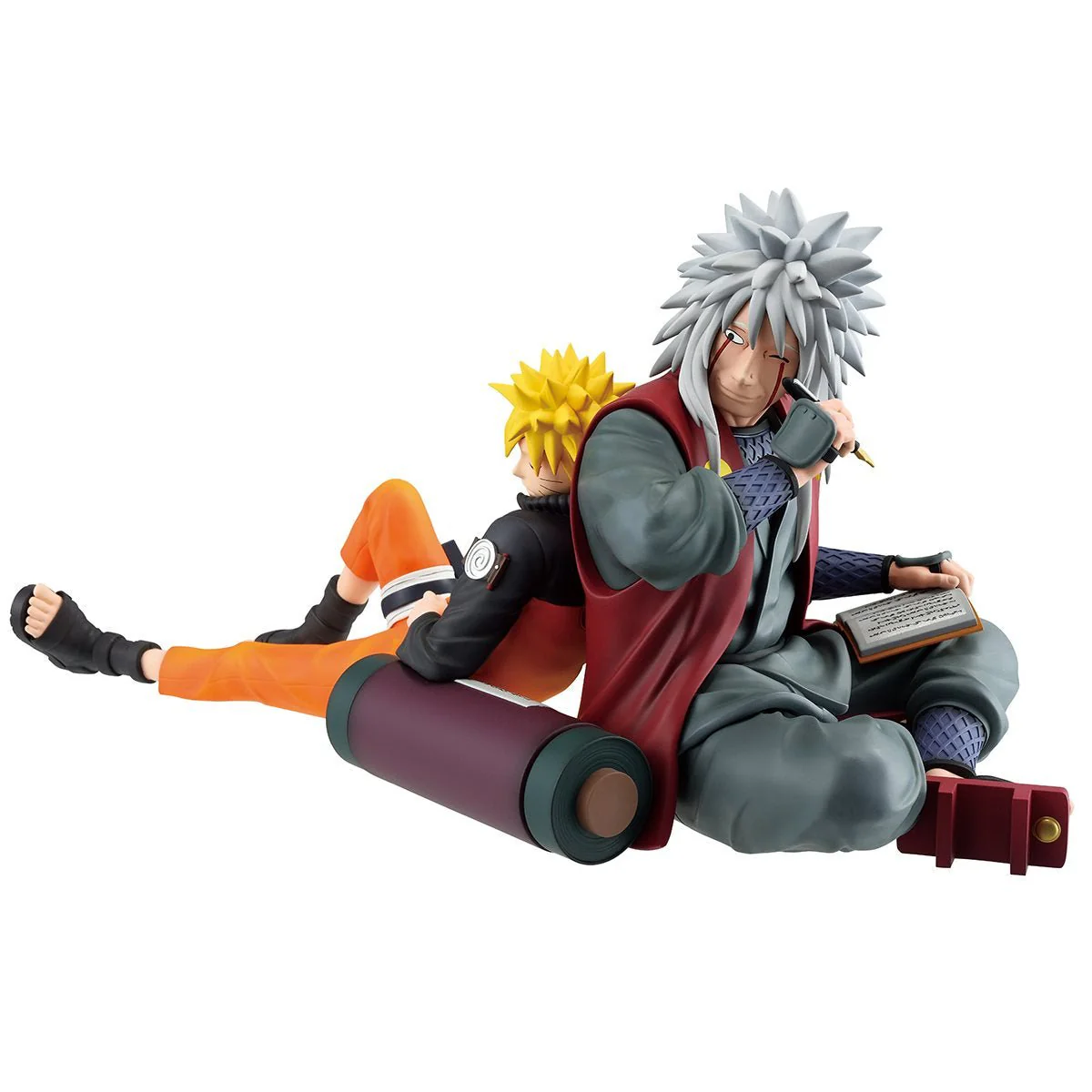 Bandai Spirits Naruto: Shippuden Naruto Uzumaki and Jiraiya Legendary Sannin Masterlise Ichibansho Figure - Image 2