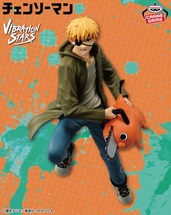 Banpresto - Chainsaw Man - Denji & Pochita Vibration Stars Bandai Spirits Figure - Image 2