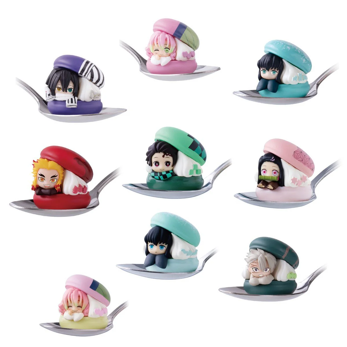 Banpresto – Demon Slayer: Kimetsu no Yaiba – Chara Macaron One Blind Box Mini-Figure