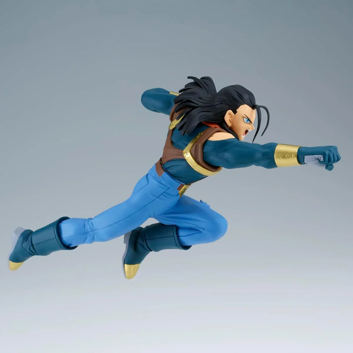 Banpresto - Dragon Ball GT - Super Android #17 Vs Super Saiyan Son Goku Match Makers Bandai Spirits Figure - Image 3