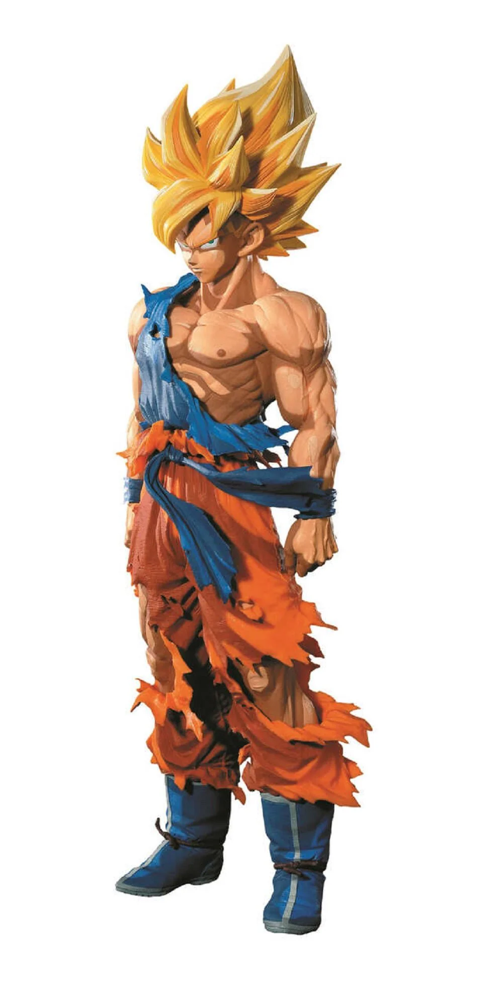 Banpresto Dragon Ball Z Super Master Stars Piece Manga Dimensions Super Saiyan Goku Figure - Image 1