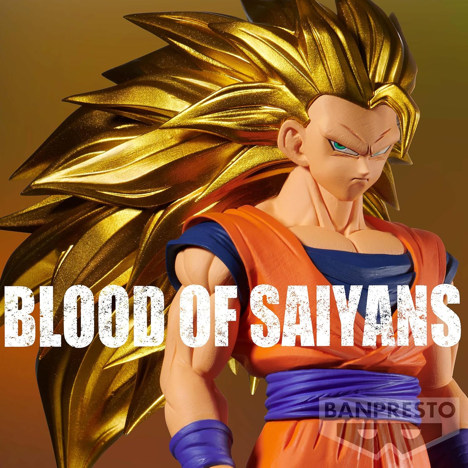 Banpresto Dragon Ball Z Super Saiyan 3 Son Goku Blood of Saiyans Bandai Spirits Figure - Image 2