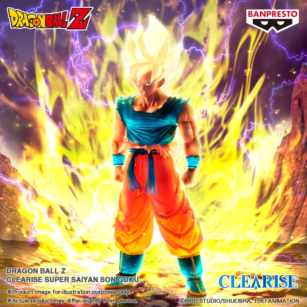 Banpresto - Dragon Ball Z - Super Saiyan Son Goku - Clearise Bandai Spirits Prize Figure - Image 2
