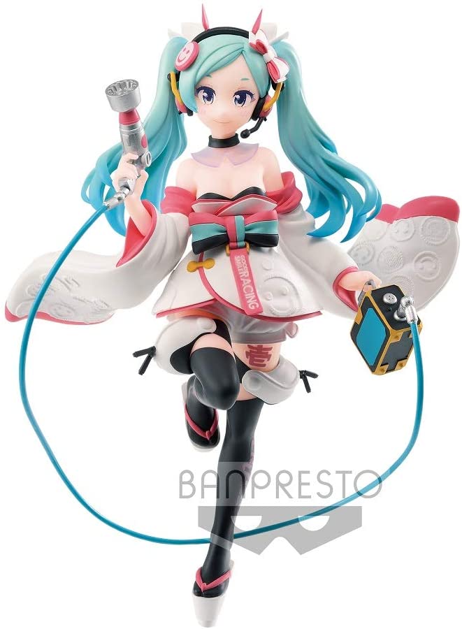 Banpresto Hatsune Miku Racing Dress & Pattern Racing Miku 2020 Kimono Espresto Figure - Image 1