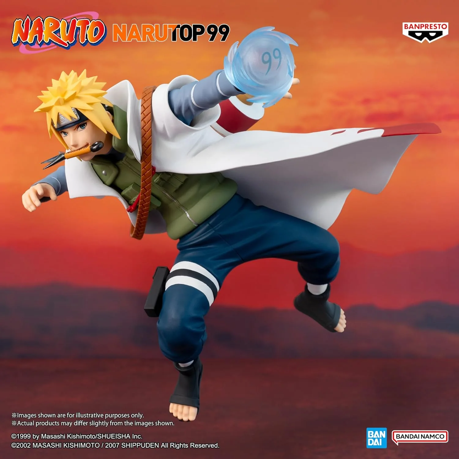 Banpresto Naruto Namikaze Minato Narutop99 Bandai Spirits Figure - Image 2