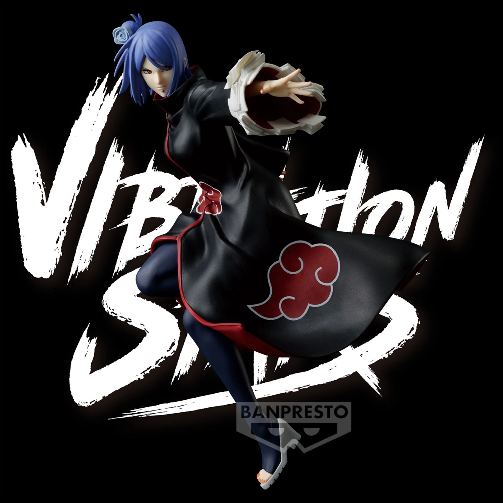 Banpresto - Naruto Shippuden - Konan Vibration Stars Bandai Spirits Figure - Image 3