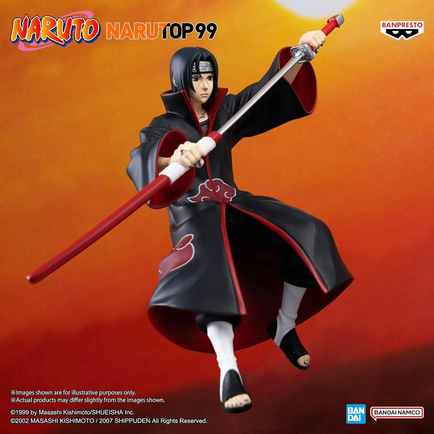 Banpresto - Naruto - Uchiha Itachi Narutop99 Bandai Spirits Figure - Image 2