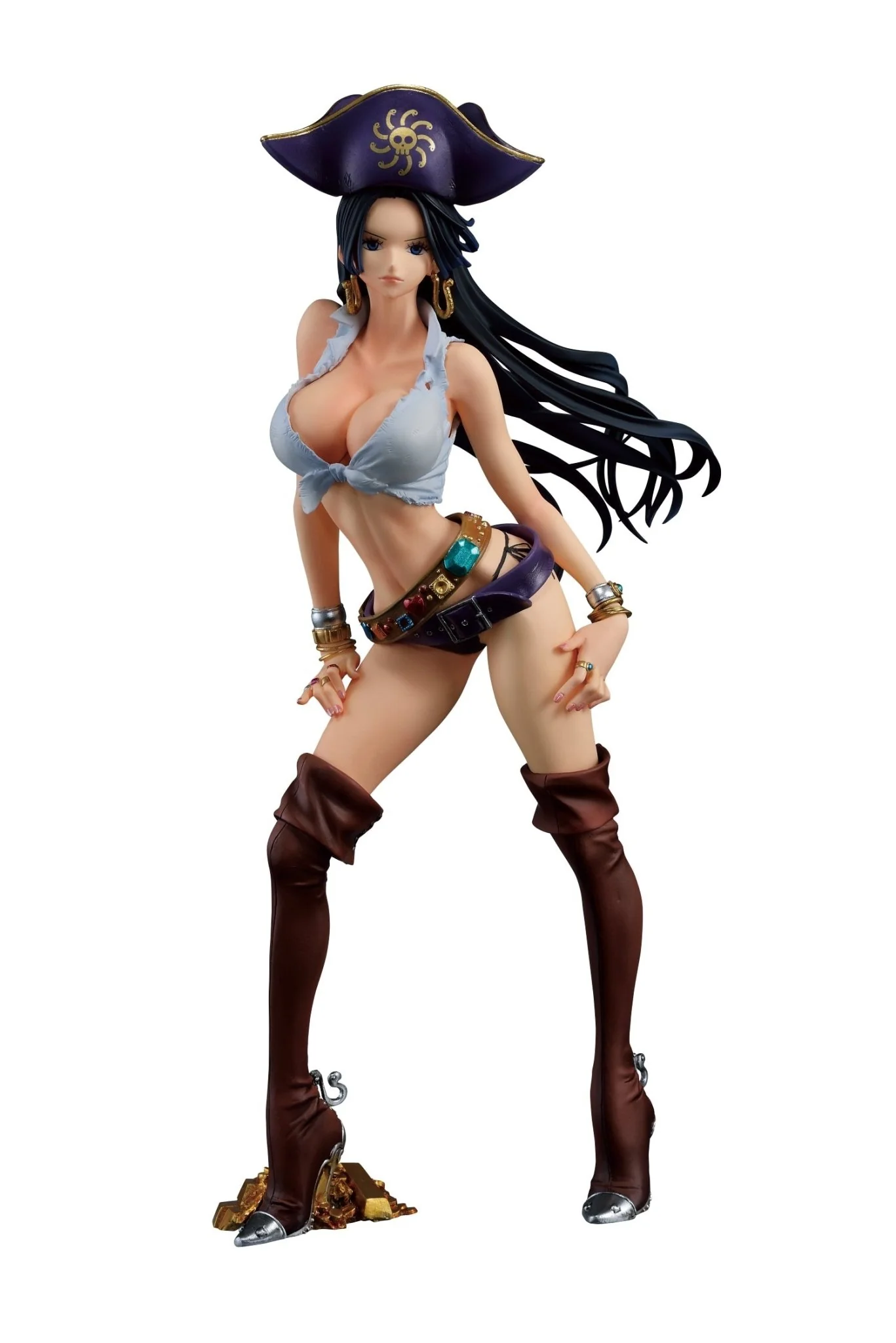 Banpresto One Piece Chronicle Flag Diamond Ship Boa Hancock Figure - Image 1