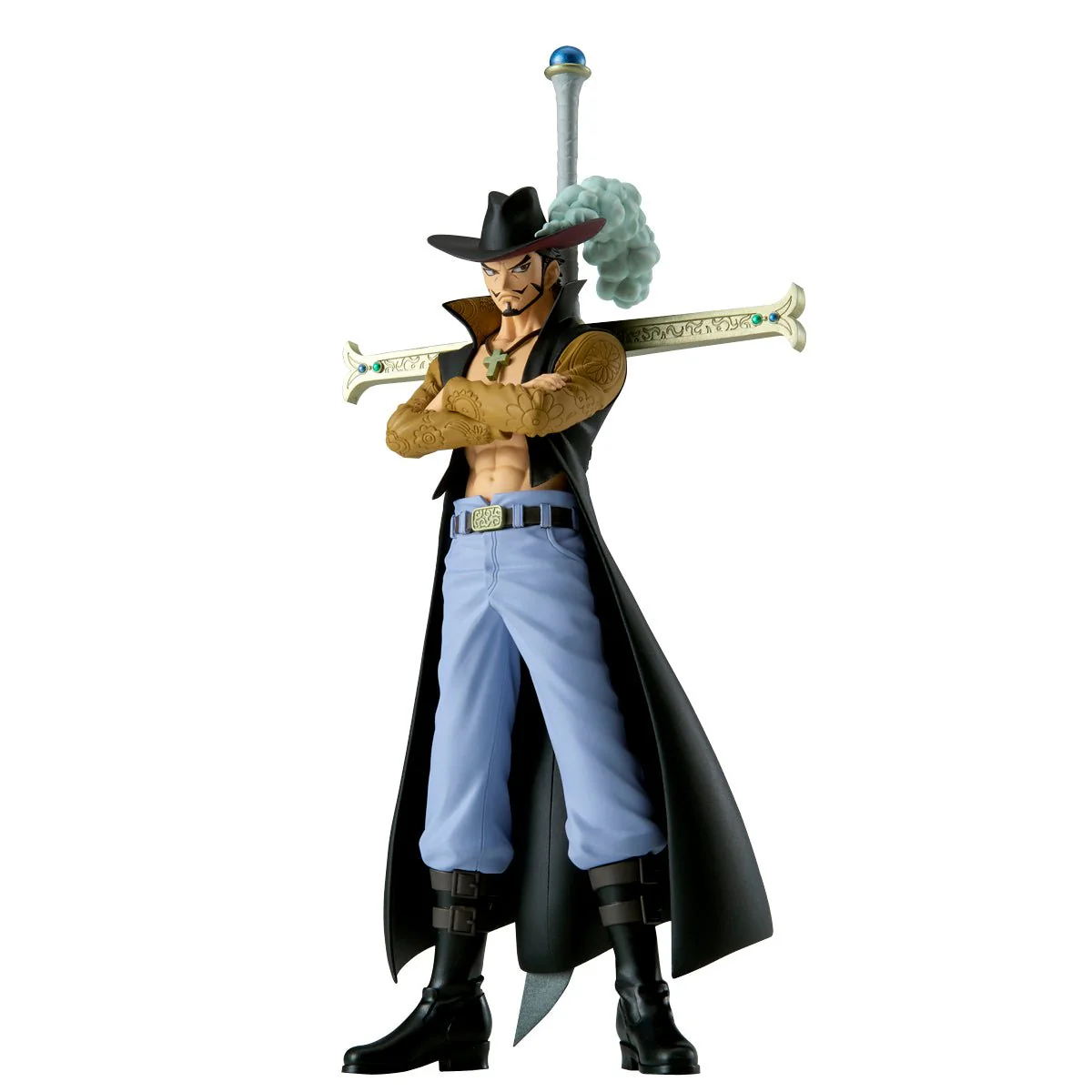 Banpresto - One Piece - Dracule Mihawk DXF The Grandline Series Extra Figure - Image 1