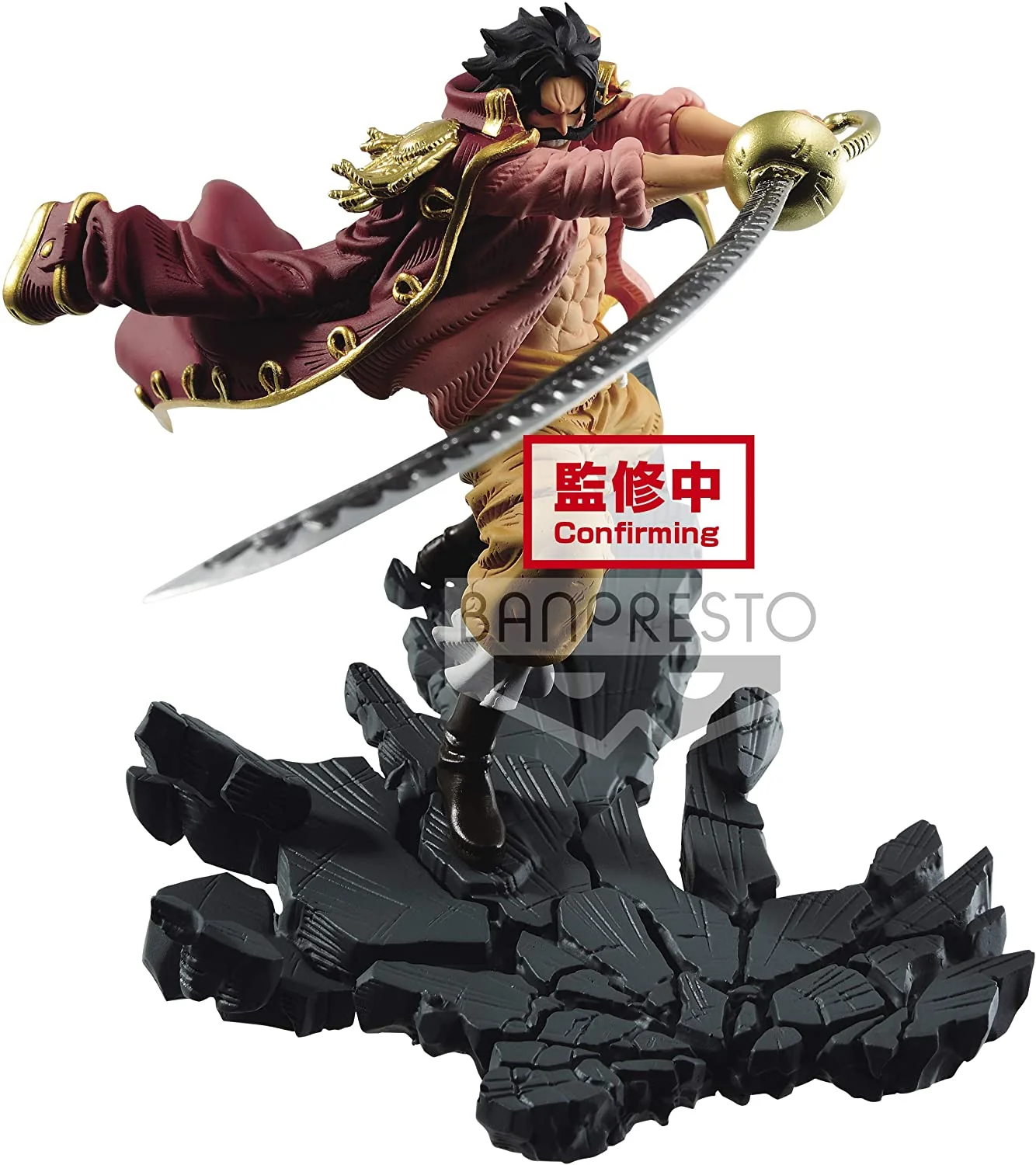 Banpresto One Piece Manhood - GOL.D.Roger Ver. A Figure - Image 1