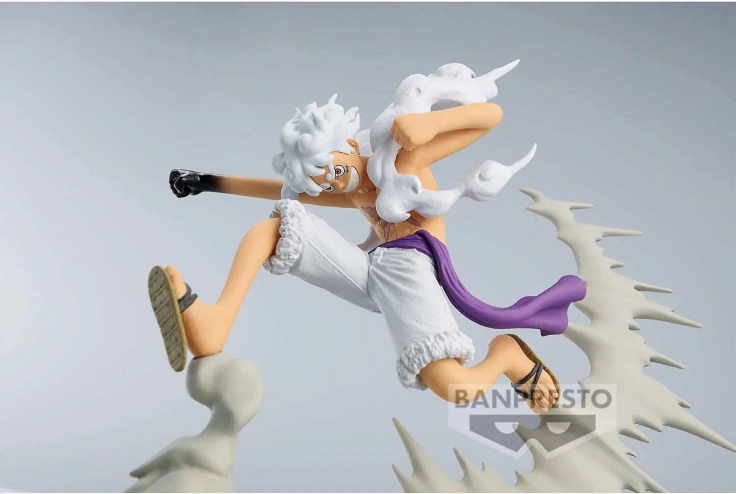 Banpresto One Piece Monkey D. Luffy Gear 5 Senkozekkei Spectacular Battle Scenery Bandai Spirits Figure - Image 3