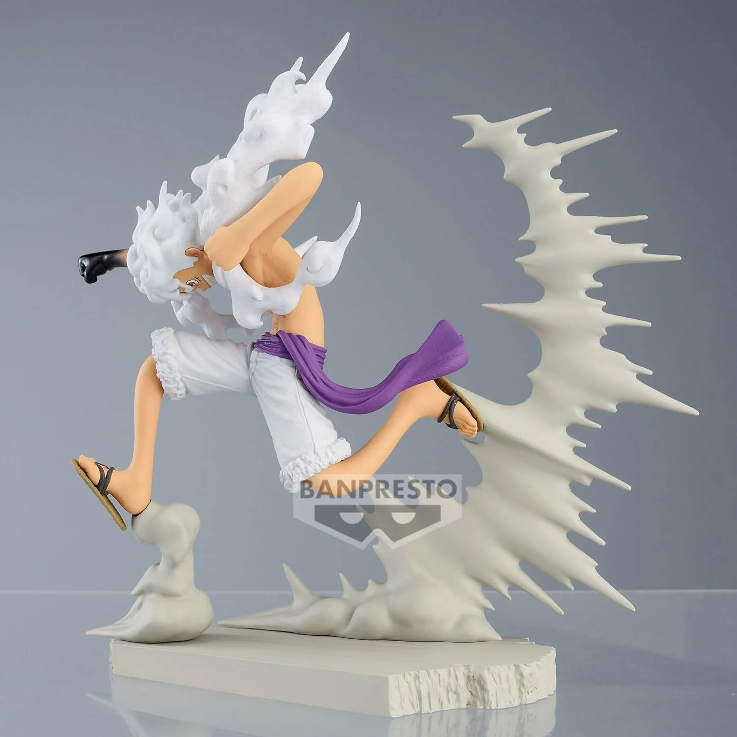 Banpresto One Piece Monkey D. Luffy Gear 5 Senkozekkei Spectacular Battle Scenery Bandai Spirits Figure - Image 2