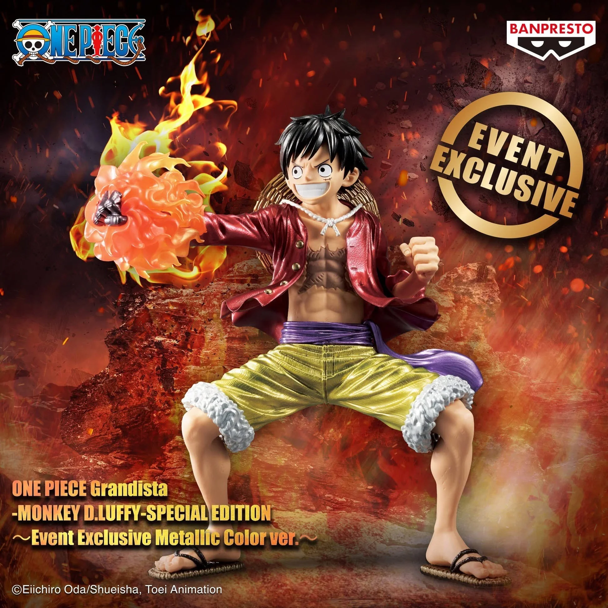 Banpresto - One Piece - Monkey D. Luffy Grandista Special Edition - Image 2