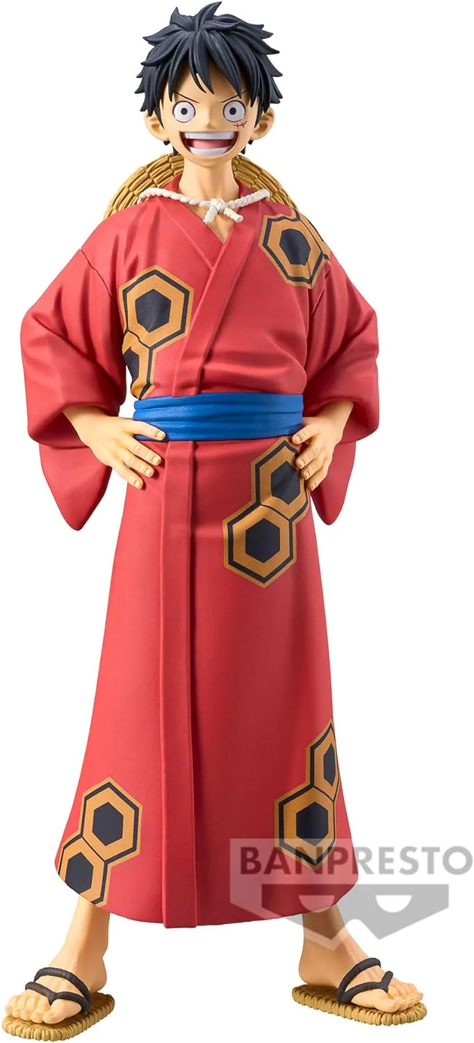 Banpresto - One Piece - Monkey D. Luffy Wanokuni Yukata Version - DXF The Grandline Series Bandai Spirits Figure - Image 2
