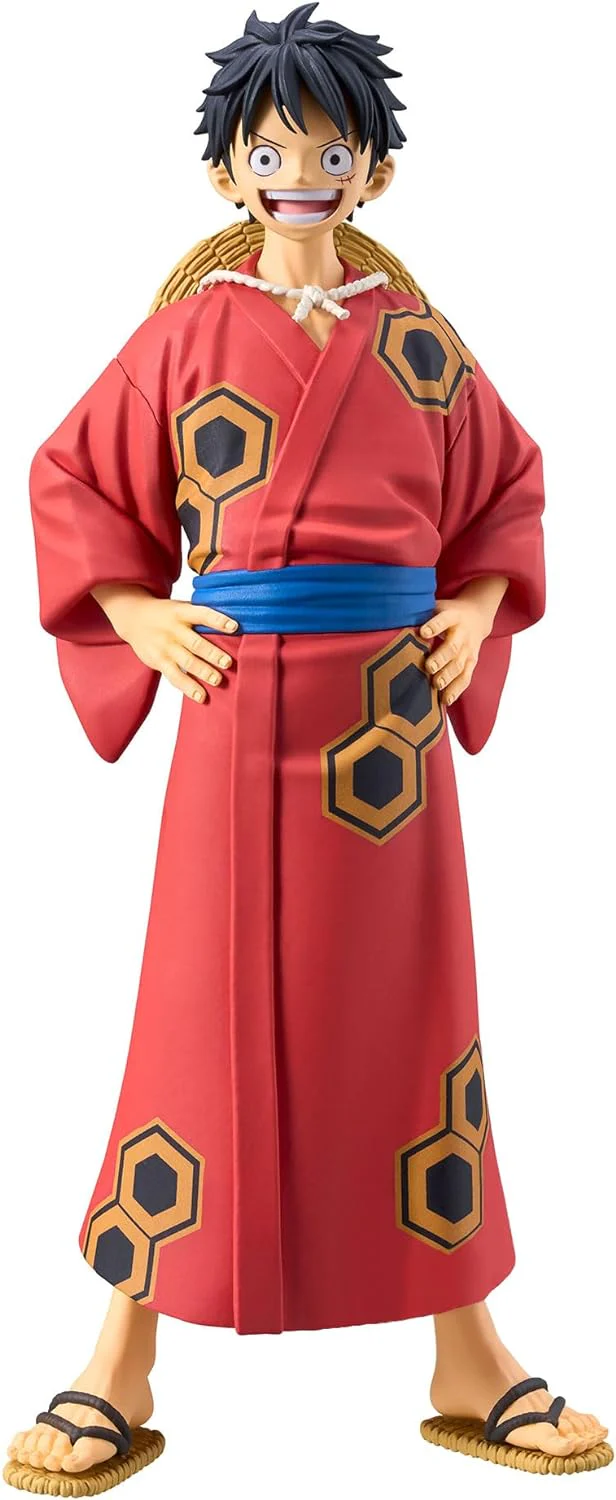 Banpresto - One Piece - Monkey D. Luffy Wanokuni Yukata Version - DXF The Grandline Series Bandai Spirits Figure - Image 1