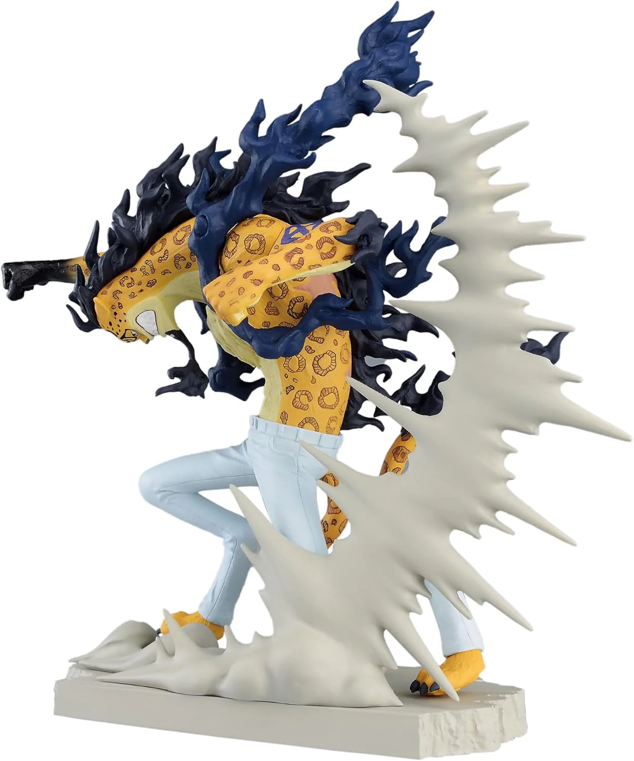 Banpresto One Piece Rob Lucci Cat-Cat Fruit Model: Leopard Awakened Form Senkozekkei Bandai Spirits Figure - Image 1