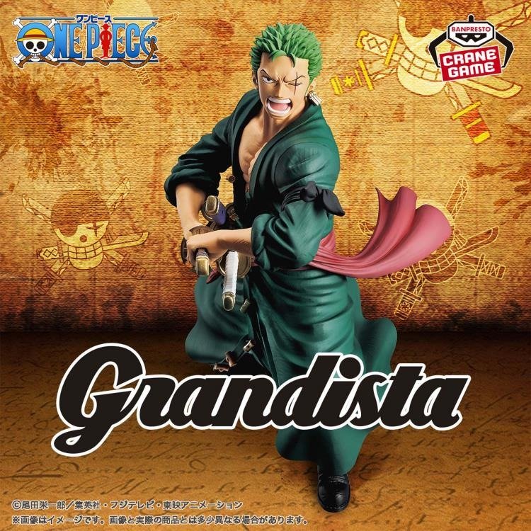 Banpresto One Piece Roronoa Zoro Grandista Bandai Spirits Figure - Image 2
