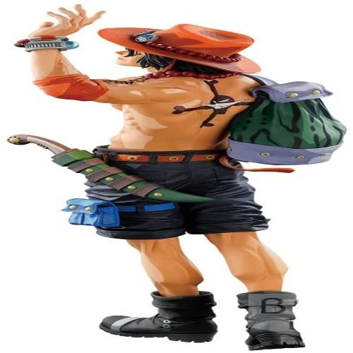 Banpresto One Piece World Figure Colosseum 3 Super Master Stars Piece The Portgas.D.Ace [Two Dimensions] Figure - Image 1