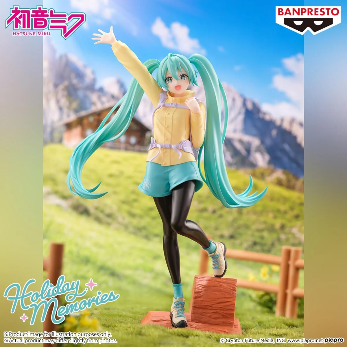 Banpresto - Vocaloid - Hatsune Miku Holiday Memories Moutain Climbing Bandai Spirits Figure - Image 2