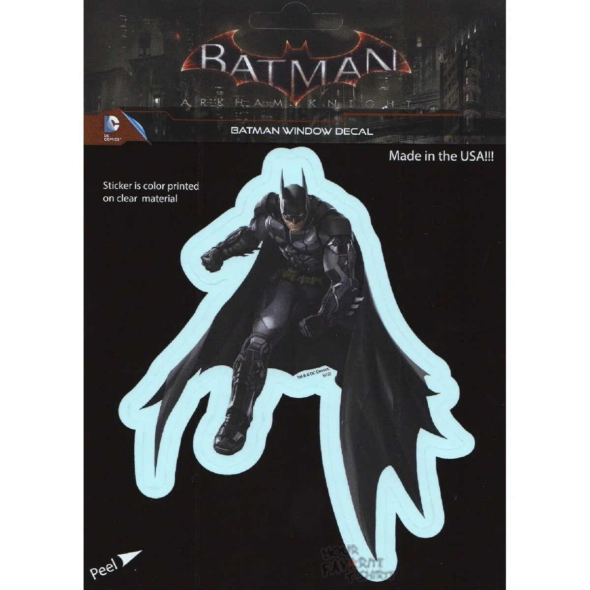 Batman Arkham Knight DC Comics Decal Car Window Laptop Tablet