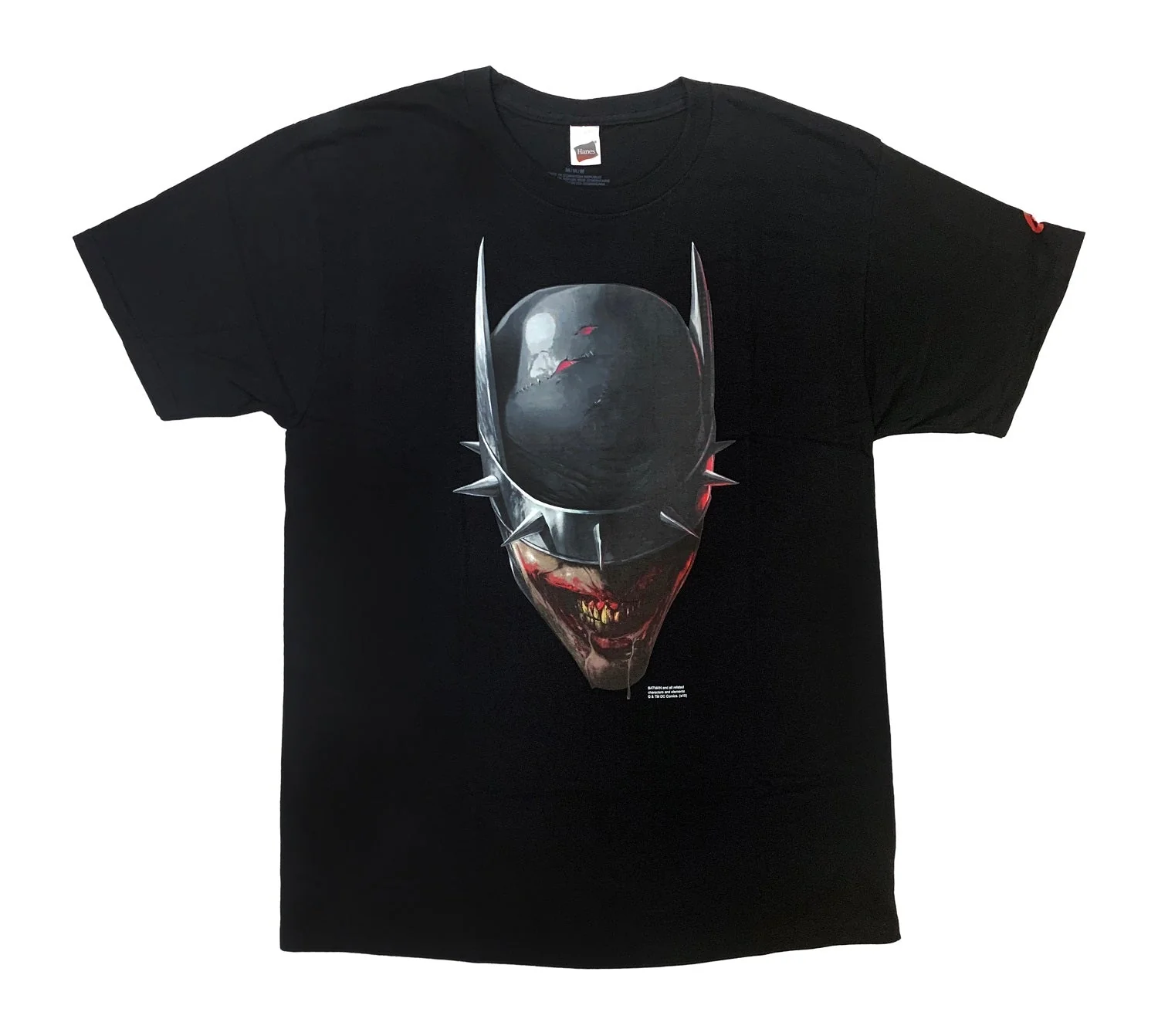Batman DNM Who Lauges DC Comics Adult Short Sleeve T-Shirt - Image 1