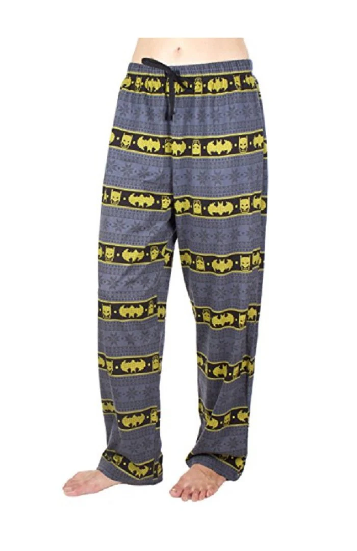 Batman Fair Isle DC Comics Lounge Sleep Pants