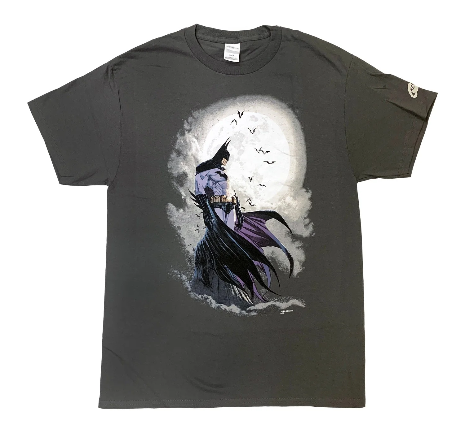 Batman Moon By Michael Turner DC Comics Adult Short Sleeve T-Shirt - Image 1