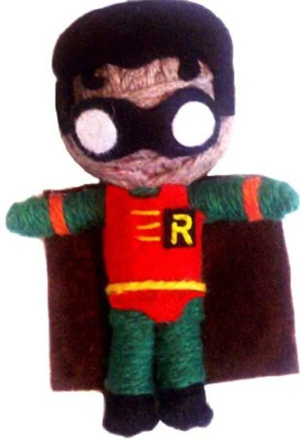 Batman Robin String Doll DC Comics Key Chain Keychain - Image 1