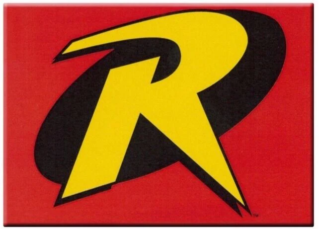 Batman Robin Symbol Photo Refrigerator Magnet