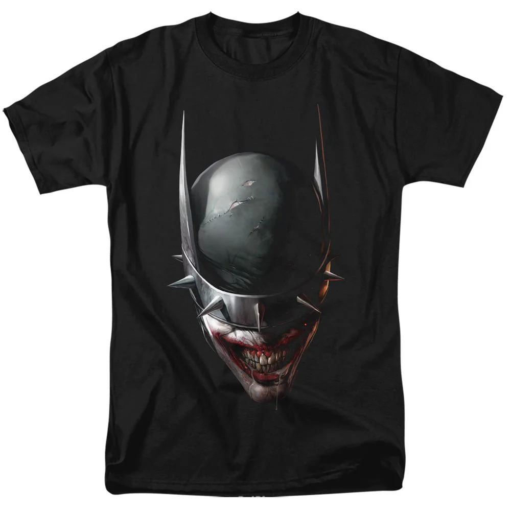 Batman Who Laughs Head DC Comics Adult T-Shirt - Image 1