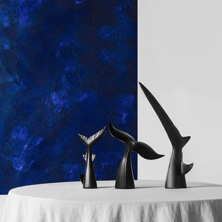 Creative Shark Tail Home Decor Ornaments - Image 2