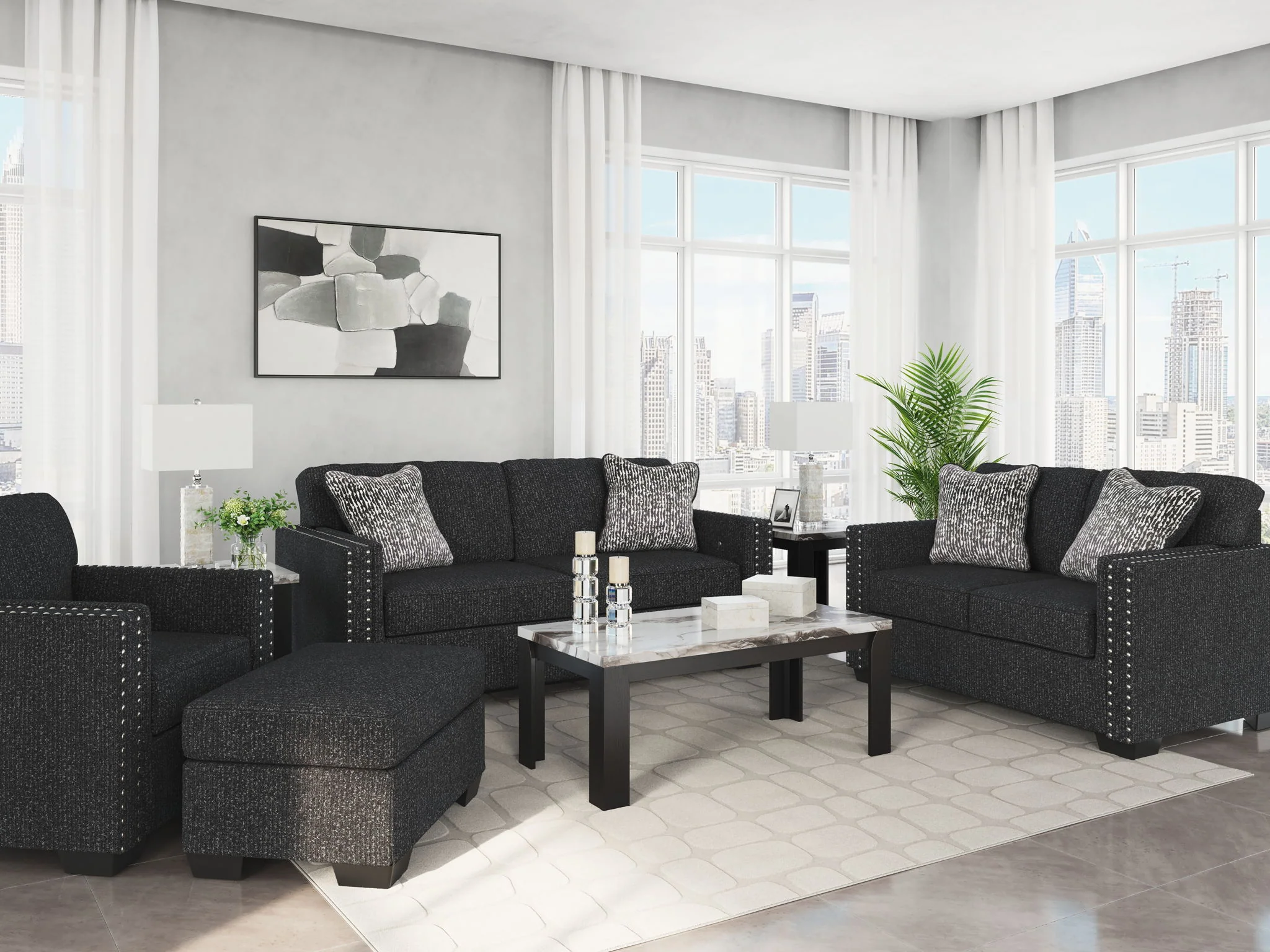 Jasmine Peaks - Living Room Set - Image 2